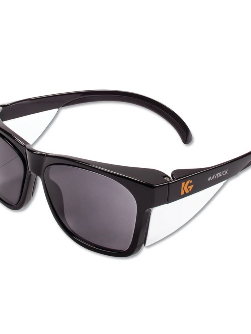 Maverick Safety Glasses in Black and Yellow